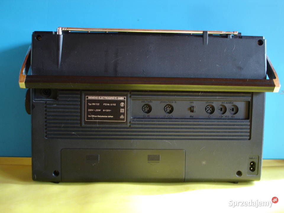 Radiomagnetofon SIEMENS CLUB 722 Kolekcje