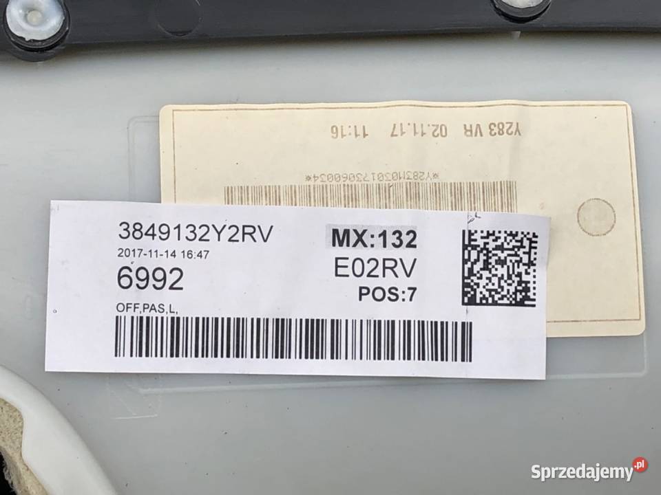 BOCZEK DRZWI PRAWY PRZÓD VOLVO V60 I 31366169