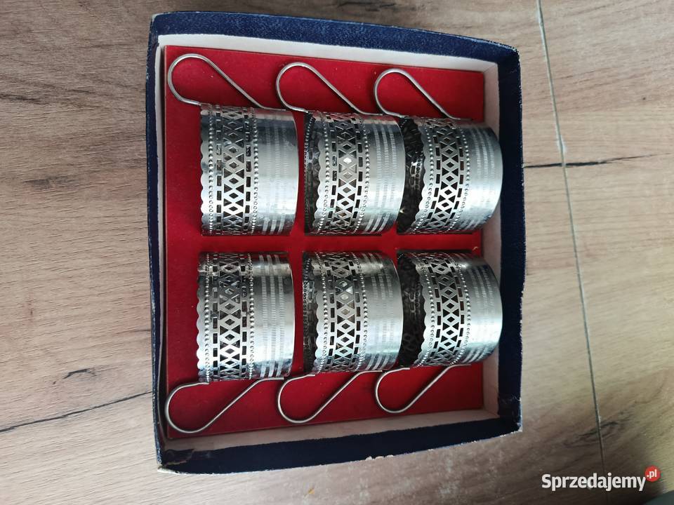 Koszyczki metalowe do szklanekz czasów PRL zachodniopomorskie Choszczno