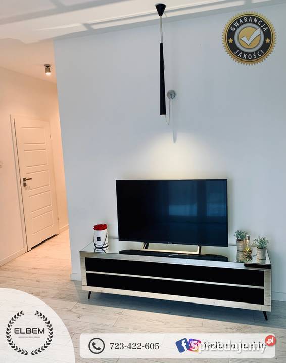 Lustrzana szafka RTV Glamour