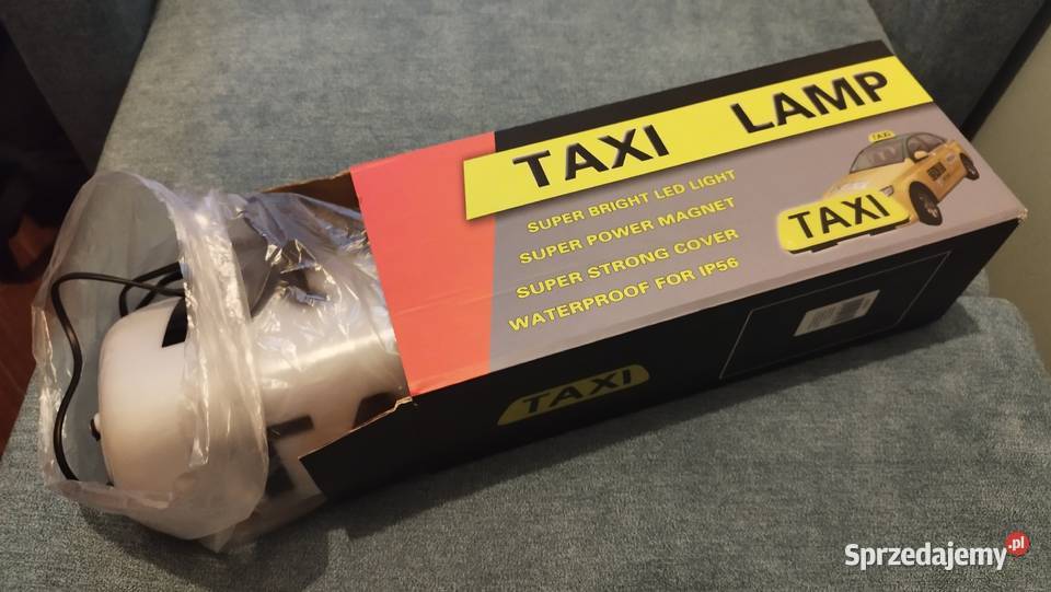 Lampa TAXI współpracująca z taksometrem Jabłonna