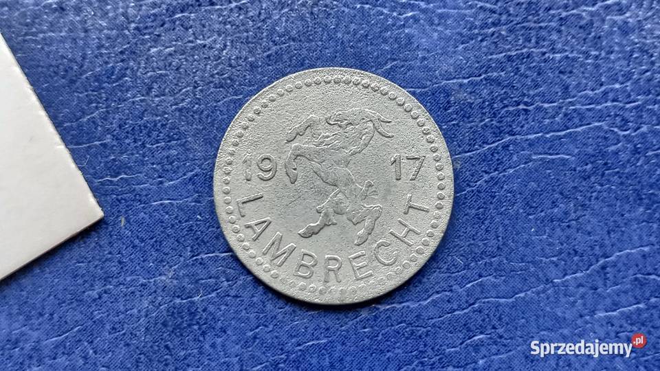 Stare monety 10 fenig 1917 Lambrecht Niemcy Lesko