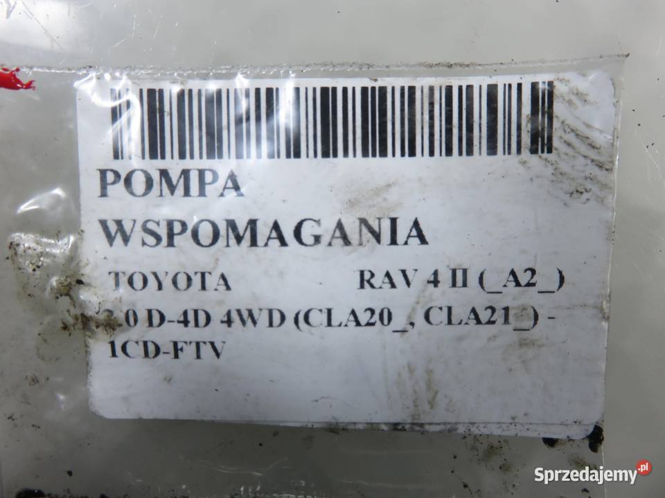 POMPA WSPOMAGANIA TOYOTA RAV 4 II A2 20 D4D 4WD