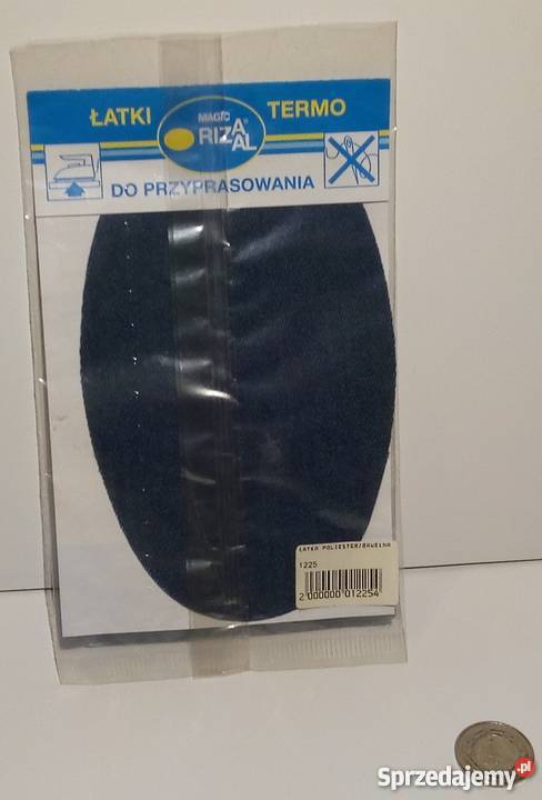 Łata do przyprasowania żelazkiem niebieska Rogoźnik sprzedam