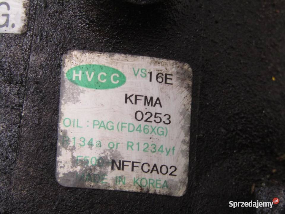 KOMPRESOR SPRĘŻARKA KLIMATYZACJI 17 CRDI HYUNDAI