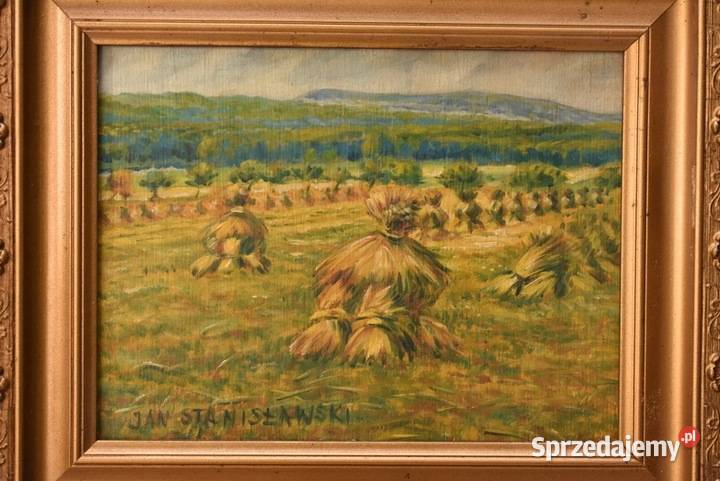Jan Stanisławski Pejzaż Polskiej Wsi Sianokosy