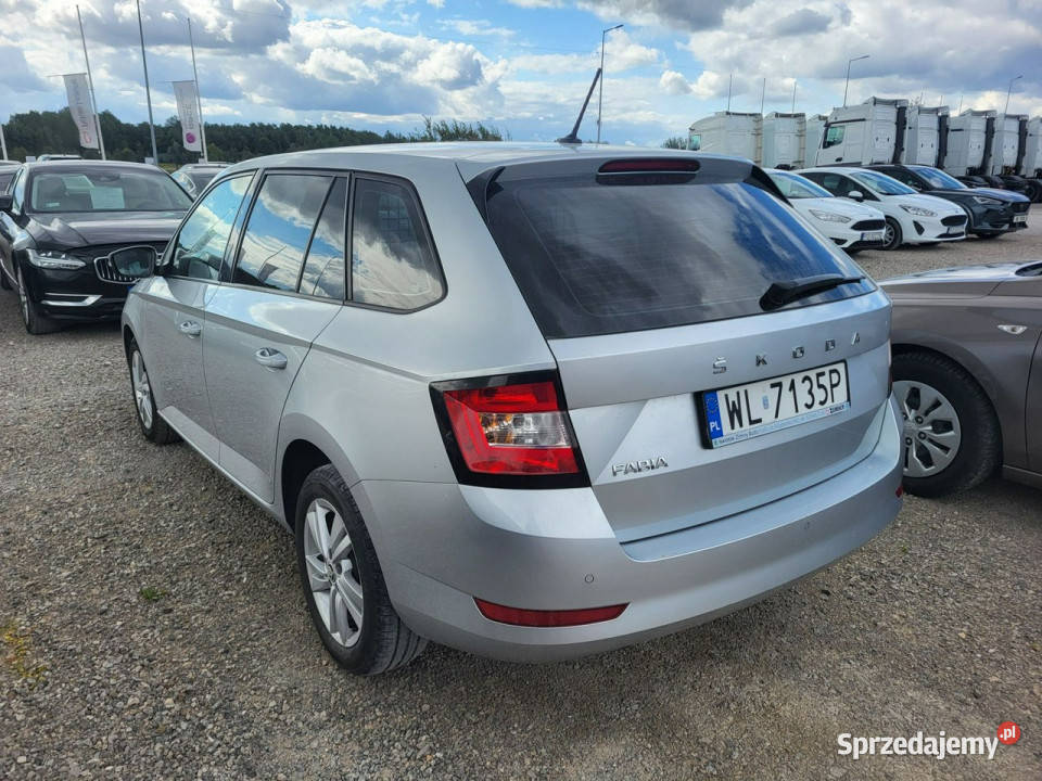 koda Fabia III 2014 srebrny Komorniki