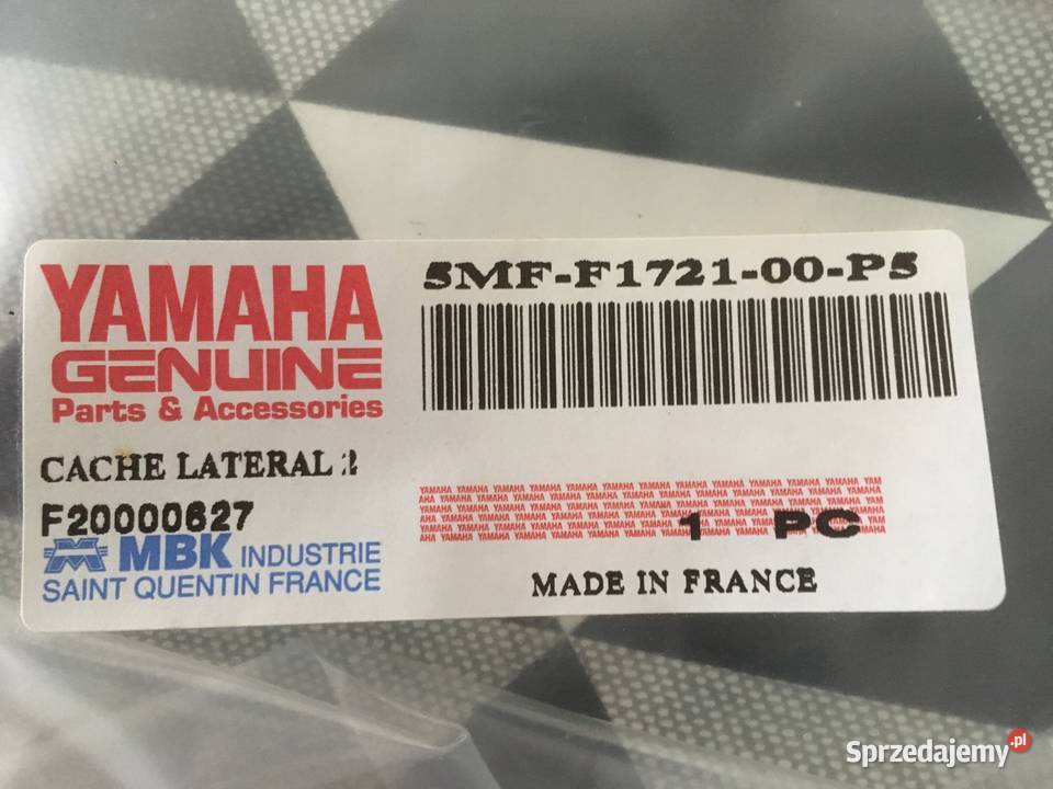 YAMAHA TEOS XN 125 MBK DODO Plastik bok prawy Plastiki