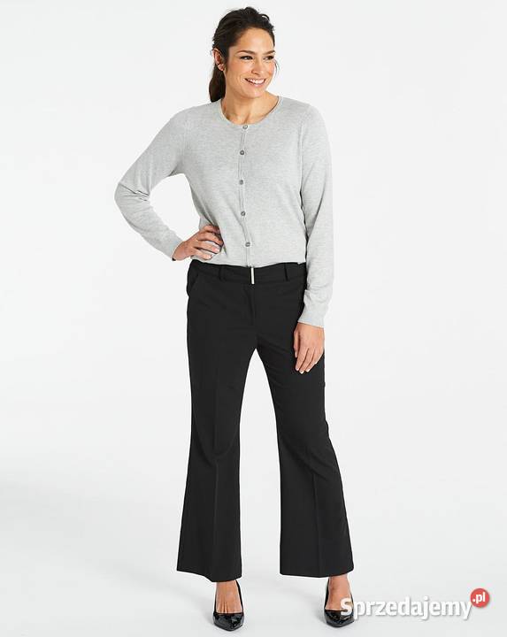 Spodnie damskie Tailored Plus Size czarne 50