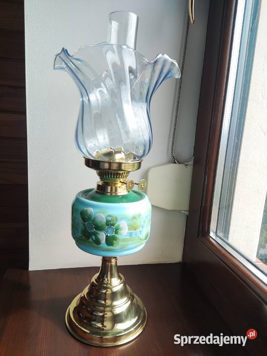 Angielska wiktoriańska lampa naftowa 882 Kraków