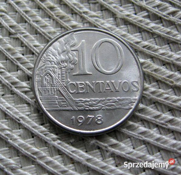 Brazylia 10 Centavos 1978 Ładna Kalisz sprzedam