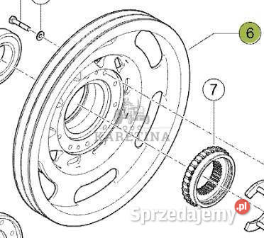Claas Lexion 8600 8700 8800 Koło Pasowe Napędu Jastrzębniki