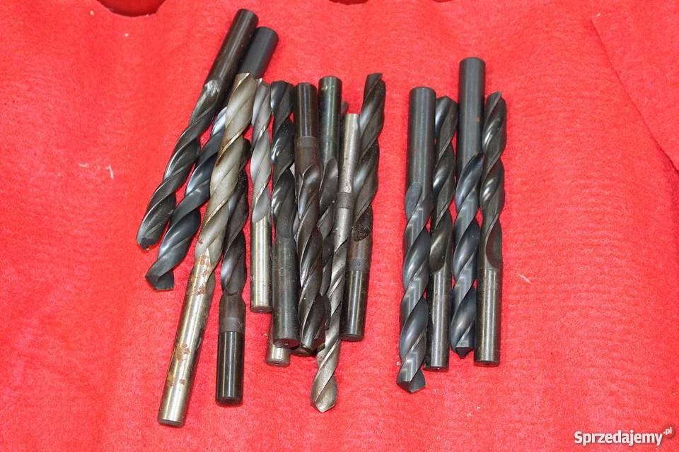 Wiertła z chwytem walcowym na stożek różne śr wielkopolskie Kalisz sprzedam