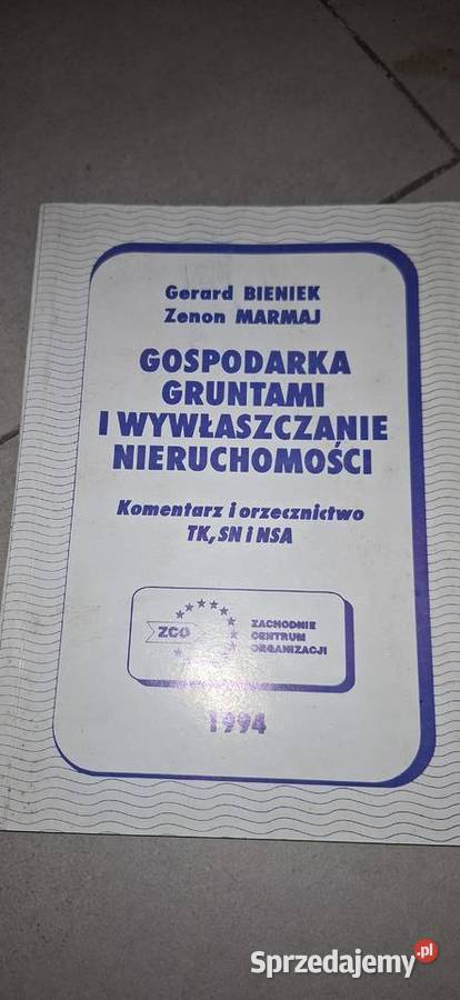 Pierwsze wydanie Gospodarka gruntami i