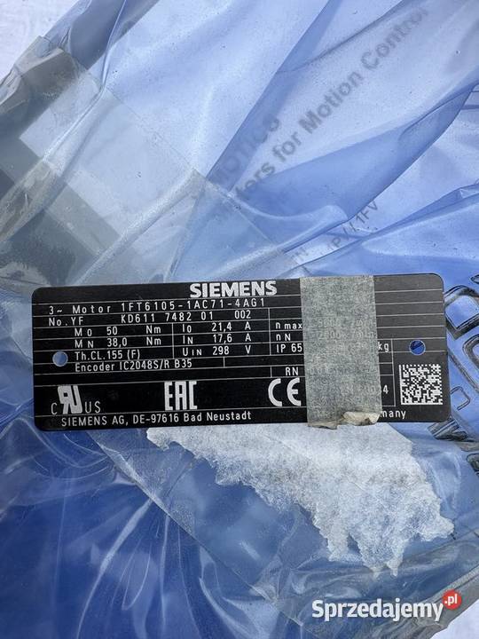 Siemens 1FT61051AC714AG1 Servo Motor mazowieckie Warszawa