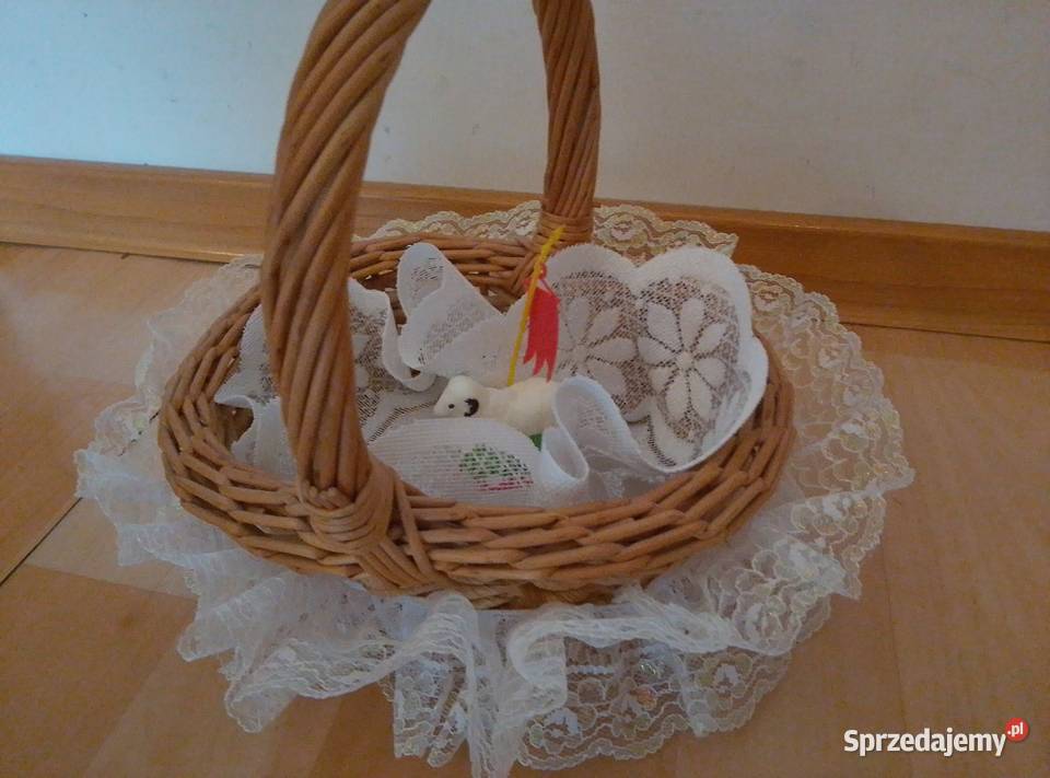 Koszyczek wiklinowy na święconkę Warszawa