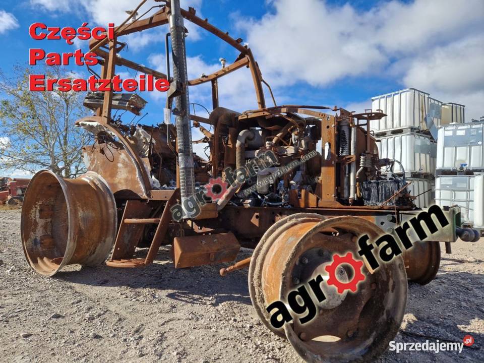 John Deere 5080M części silnik skrzynia biegów Byków