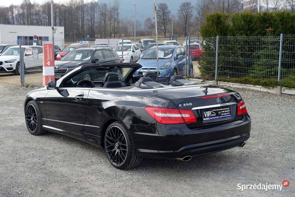 MERCEDES E350CGI 292 KABRIO AVANTGARDE FULL światła LED Buczkowice