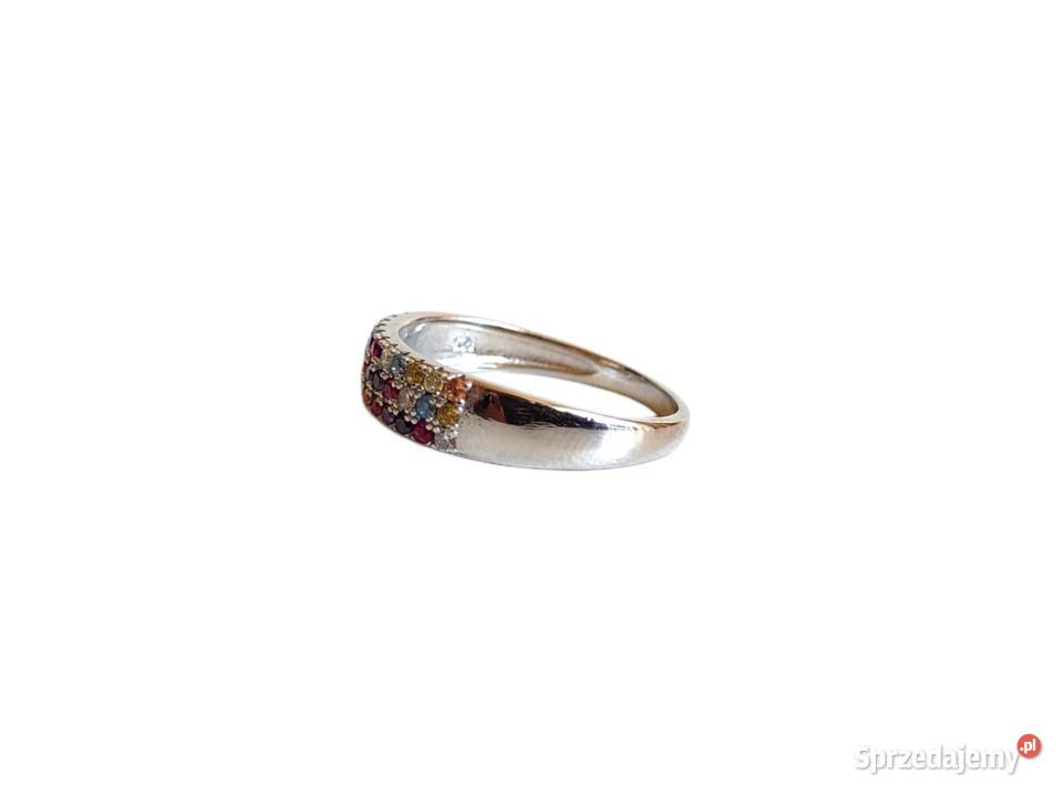 7524 Kolorowe Cyrkonie w Srebrze Kędzierzyn-Koźle