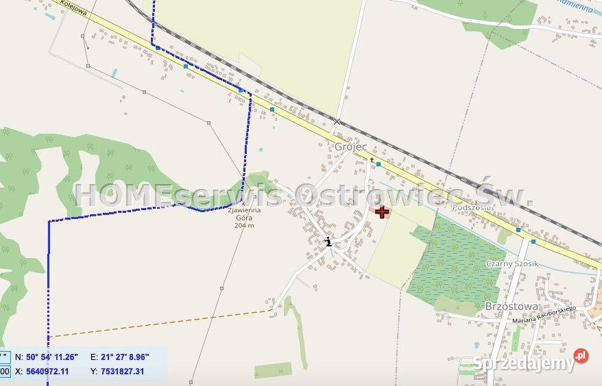 Grunt sprzedam 3500m2 Ćmielów