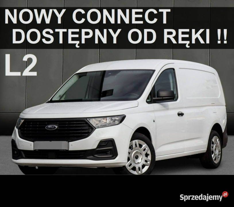 Ford Transit Connect Nowy Trend VAN L2 102KM Czujniki 2-os. Dostępny od rę…