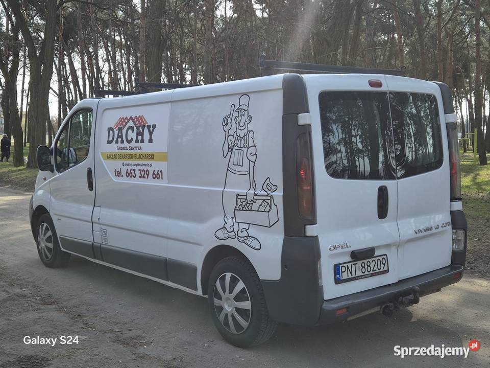 Opel Vivaro 19 CDTI 100 LONG 2006 3 osoby paka Izbica Kujawska