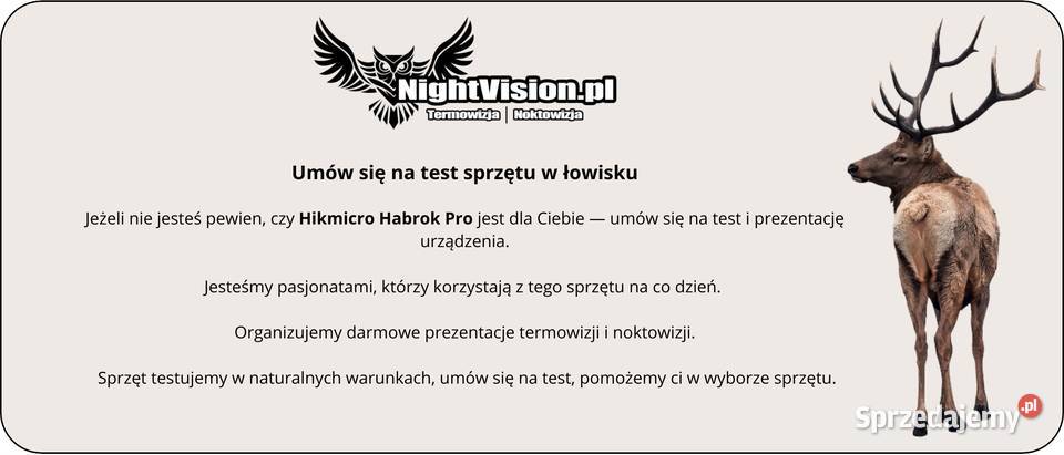 Lornetka Termowizyjna Termowizor 3w1 HIKMICRO Pozostałe Poznań