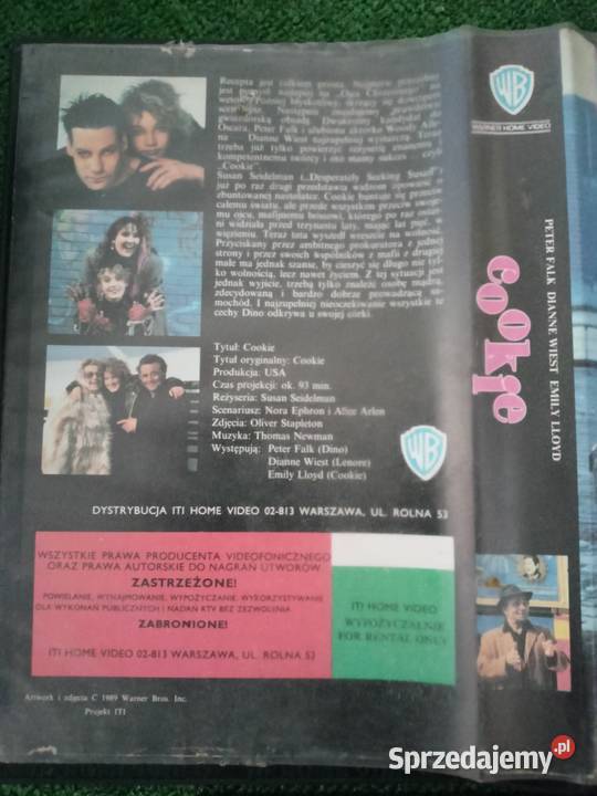 Kaseta VHS film Cookie Rzeszów