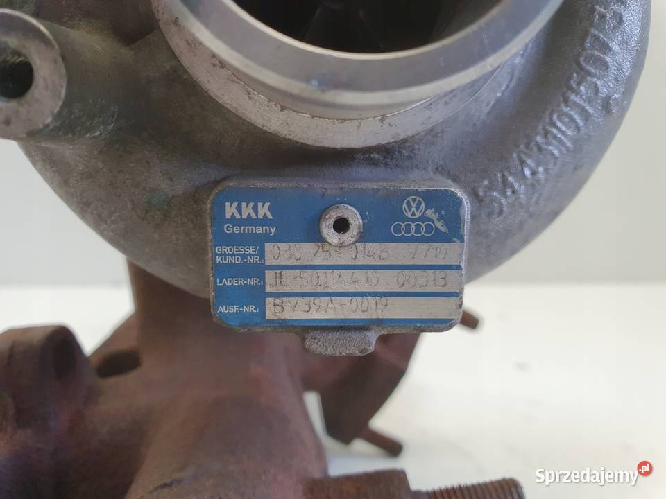 TURBOSPRĘŻARKA VW Golf V 19 TDI turbo 038253014B osobowe Rudka