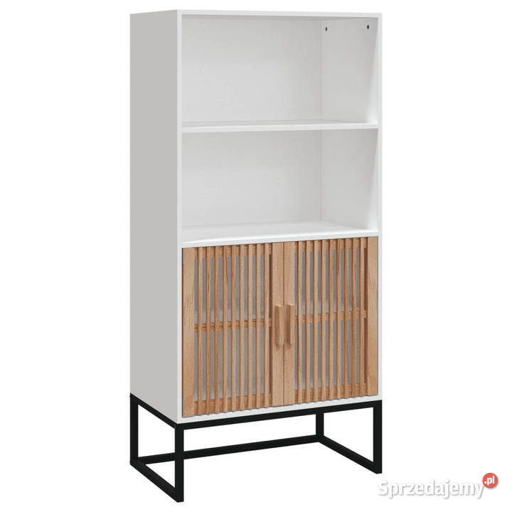 Wysoka szafka biała 60x35x125 materiał mazowieckie Warszawa
