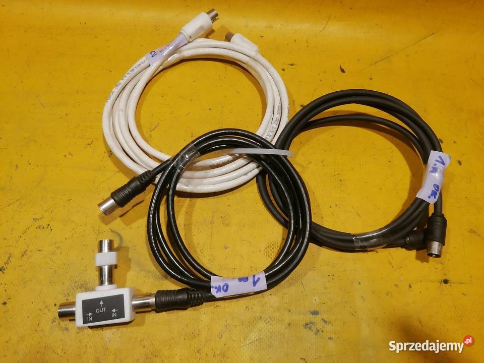 TV spliter TV przewody 2x1m1x2m Piotrków Trybunalski