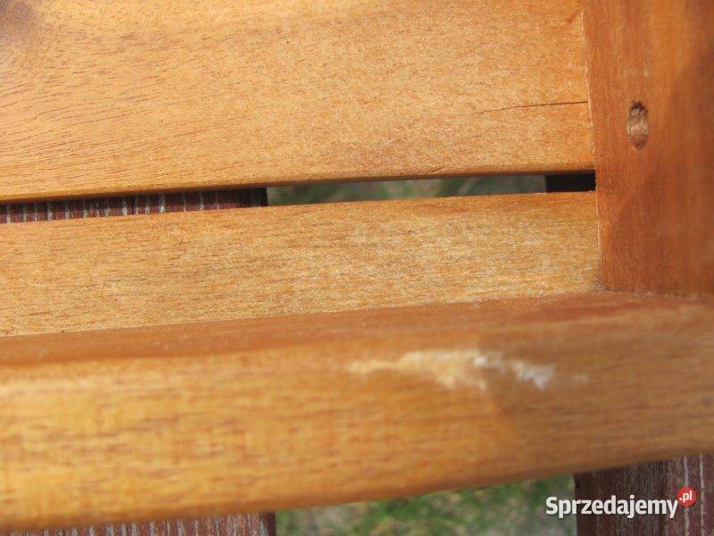 półka regał stojak drewniany akacja na buty 45cm Zamość