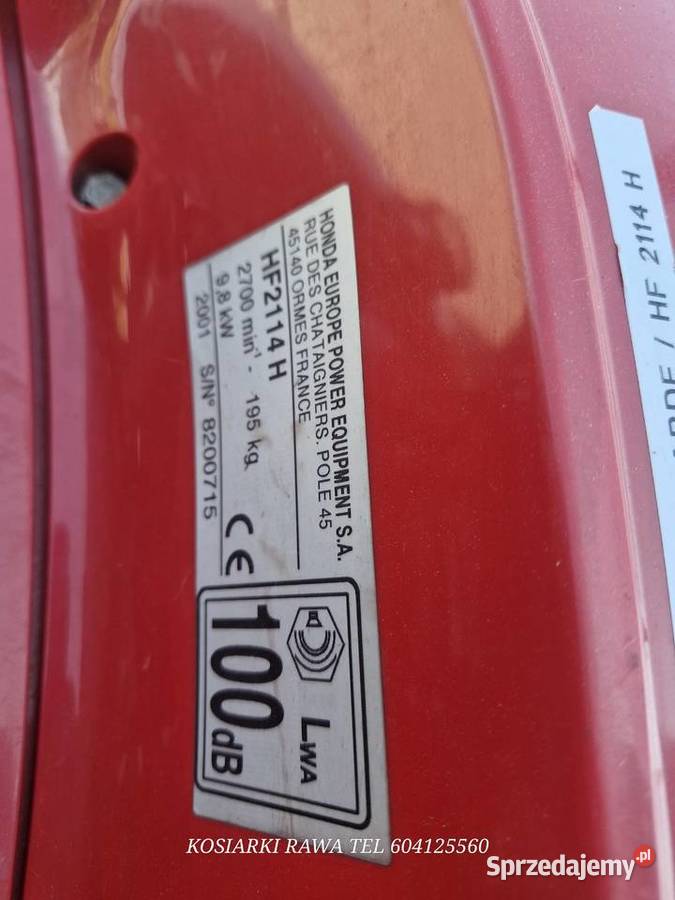 Kosiarka traktorek Honda 2114 14hp v2 kosz hydro sprzedam