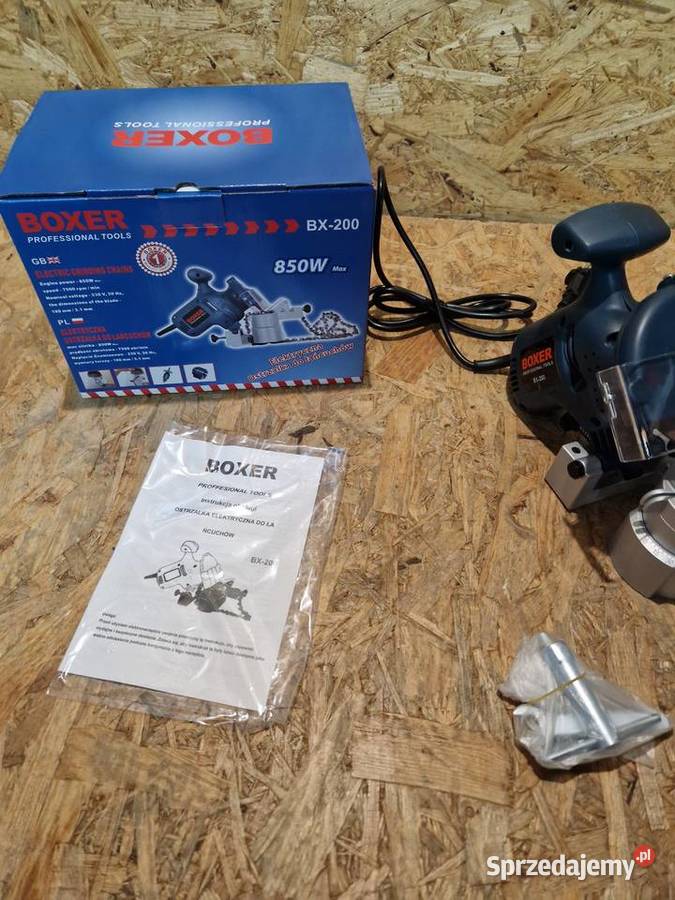 Ostrzałka elektryczna do łańcucha 1050W Boxer Głogowa