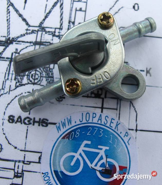 Kranik paliwa zakładany na wężyk rower z Rogów sprzedam
