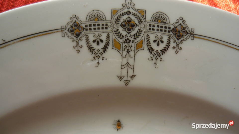 Talerz wiszący z ornamentami Myszków