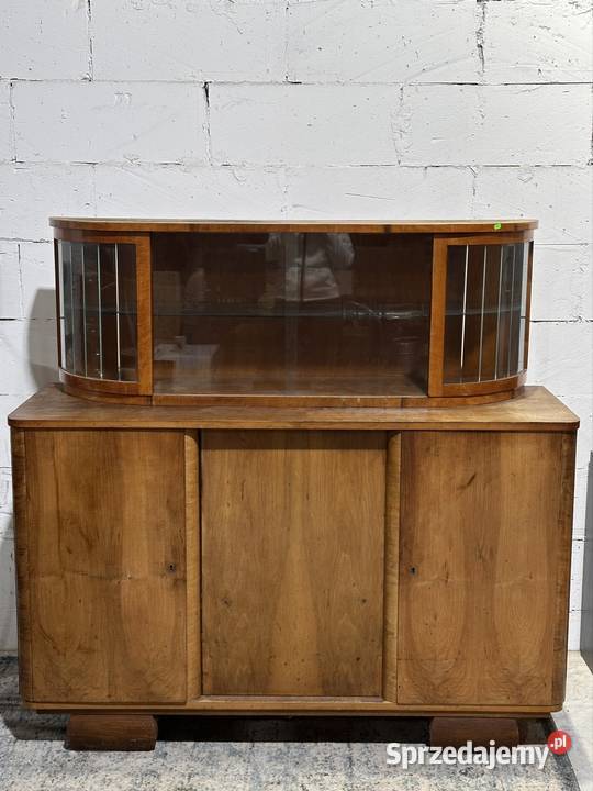 Kredens witryna Art Deco przedwojenna komoda z Wrocław sprzedam