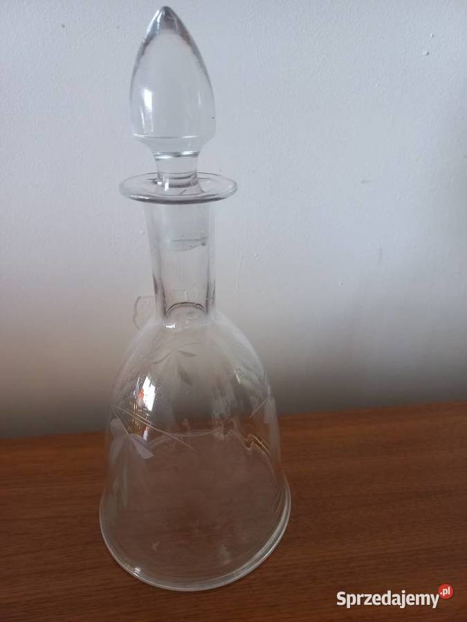 Karafka Dzwon vintage Porcelana i szkło kujawsko-pomorskie Toruń