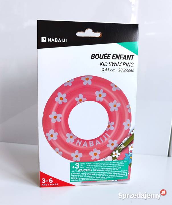 Nowe pompowane kółko basenowe 36 lat Nabaiji sprzedam