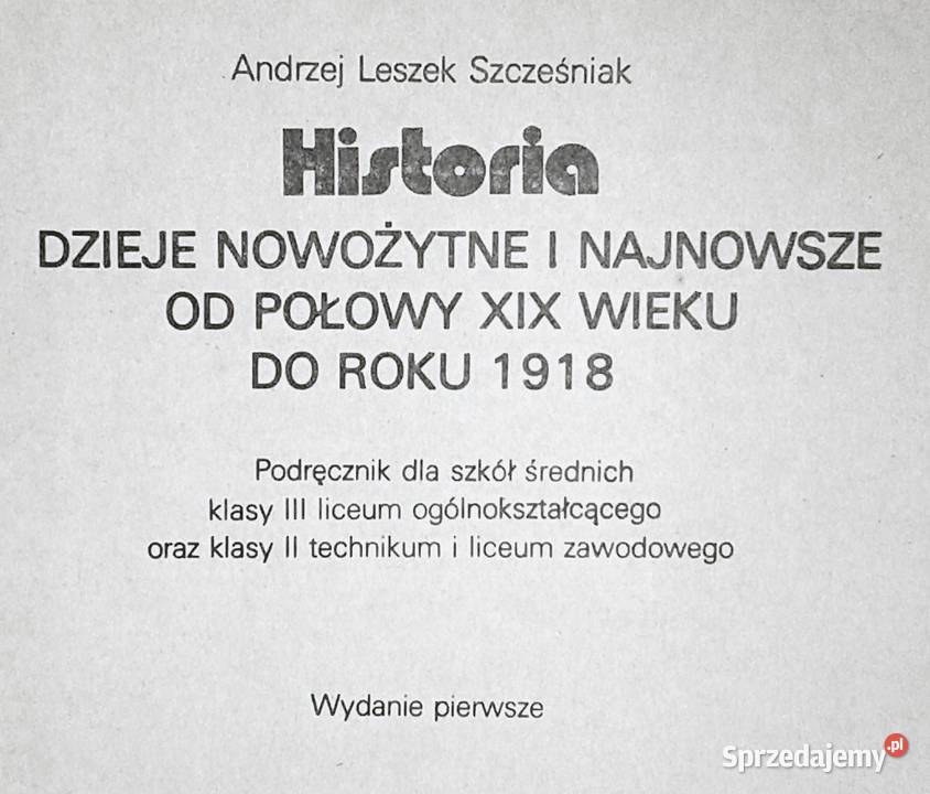 Historia 3 Dzieje nowożytne i najnowsze Andrzej lubelskie Chełm