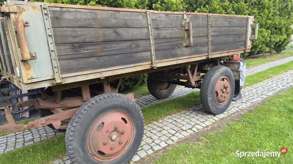 Przyczepa rolnicza d43 wywrot Przyczepy rolnicze