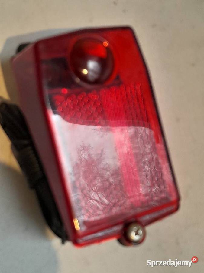 Lampka rowerowa tył na błotnik stary rower retro Dąbrowa Górnicza