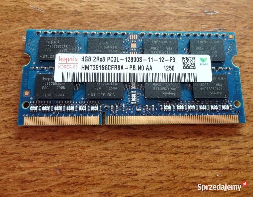 Pamięć DDR3 4gb HYNIX 12800s do laptopa zachodniopomorskie