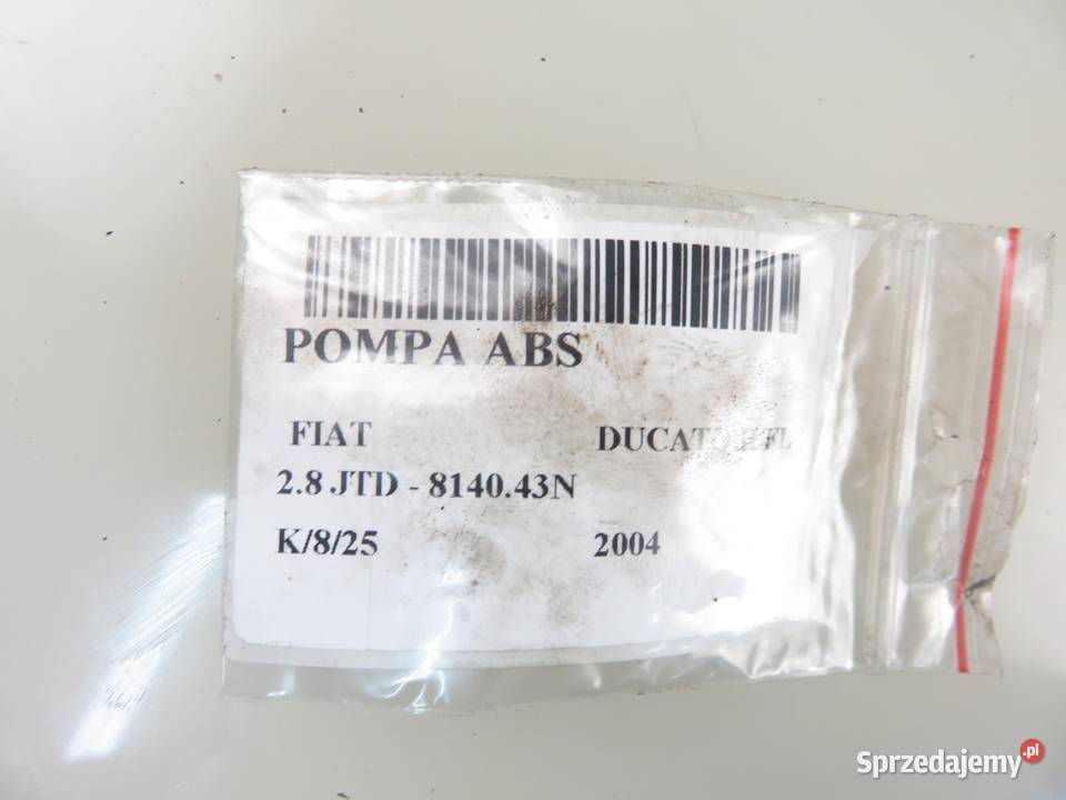 POMPA ABS FIAT DUCATO II 0273004957 51726121