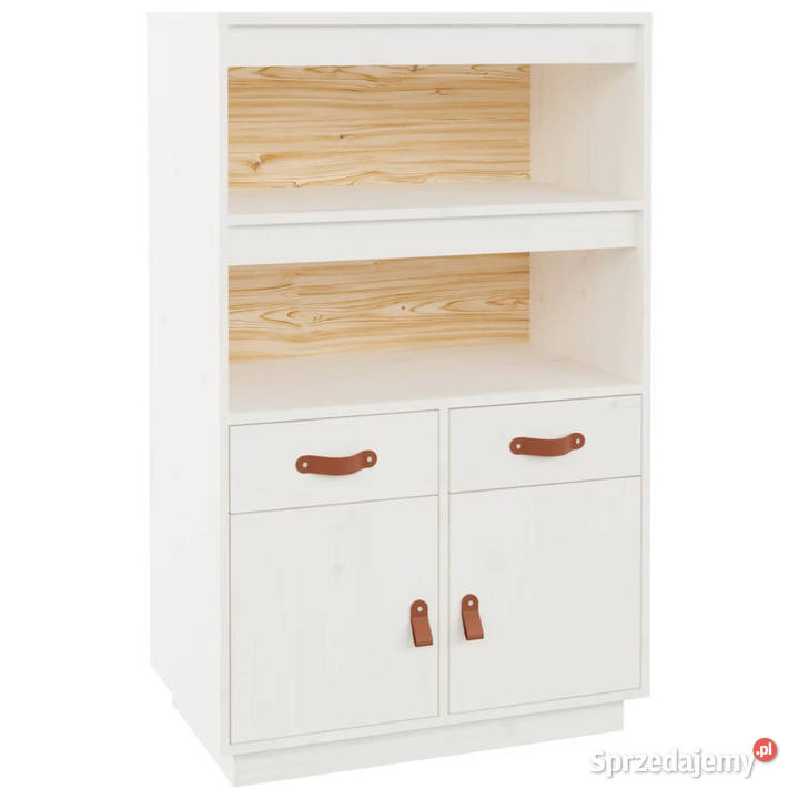 Szafka biała 67x40x1085 lite drewno sosnowe Warszawa sprzedam