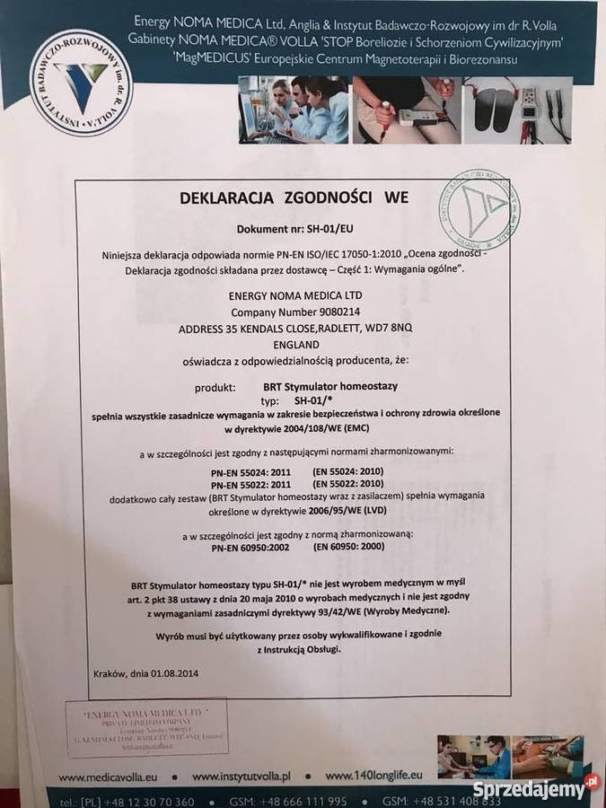 BRT Stymulator Homeostazy SH01