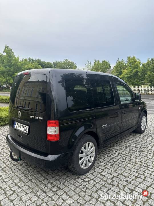 VW Caddy Life 20 TDI 2009r hak elektryczne szyby Sulechów