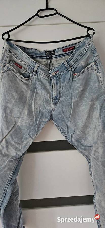 Dolce gabanna spodnie 36 jeansy niebieskie mazowieckie Konstancin-Jeziorna