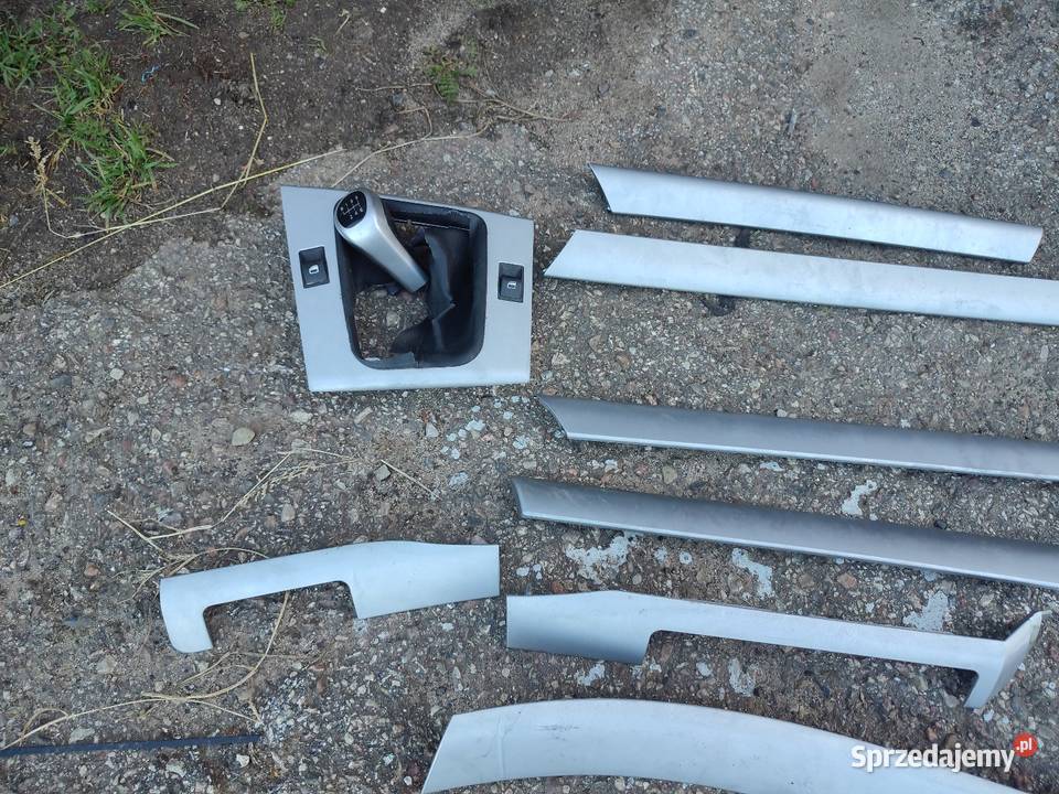 Dekory BMW E46 srebrne gałka zmiany biegów Bartoszyce