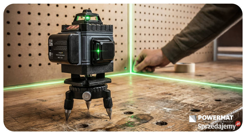 poziomica laserowa laser krzyżowy zielony Lasery krzyżowe sprzedam